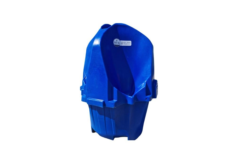 Blauw plaskruis transparante achtegrond