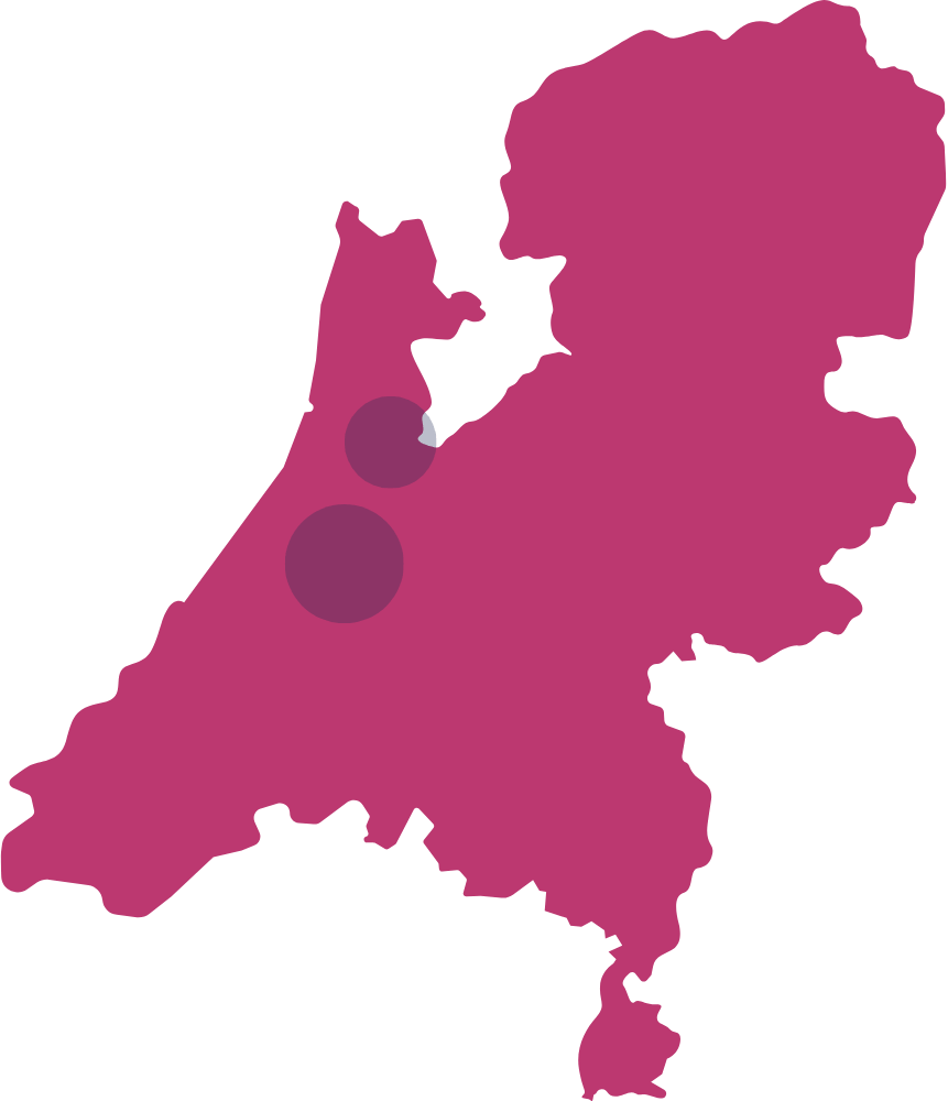 Plattegrond gratis postcodegebied